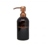 Dispenser S3 – Small | Black Tenmoku | Conditioner | Bronze Pump