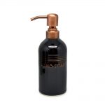 Dispenser S3 – Small | Black Tenmoku | Hand soap | Bronze Pump