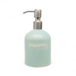 Dispenser S2 – Medium | Celadon | Shampoo | Stainless Steel Pump