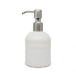 Dispenser S2 – Medium | Off-White | Hand soap | Stainless Steel Pump