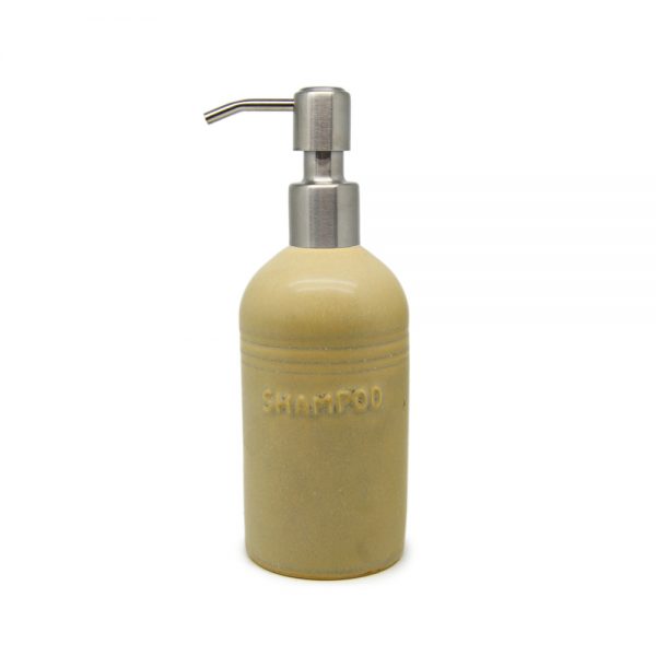 Dispenser S3 – Small | Sandy | Shampoo | Stainless Steel Pump